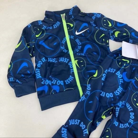 Nike smile cute neon pants top set 5113 - Picture 5 of 8